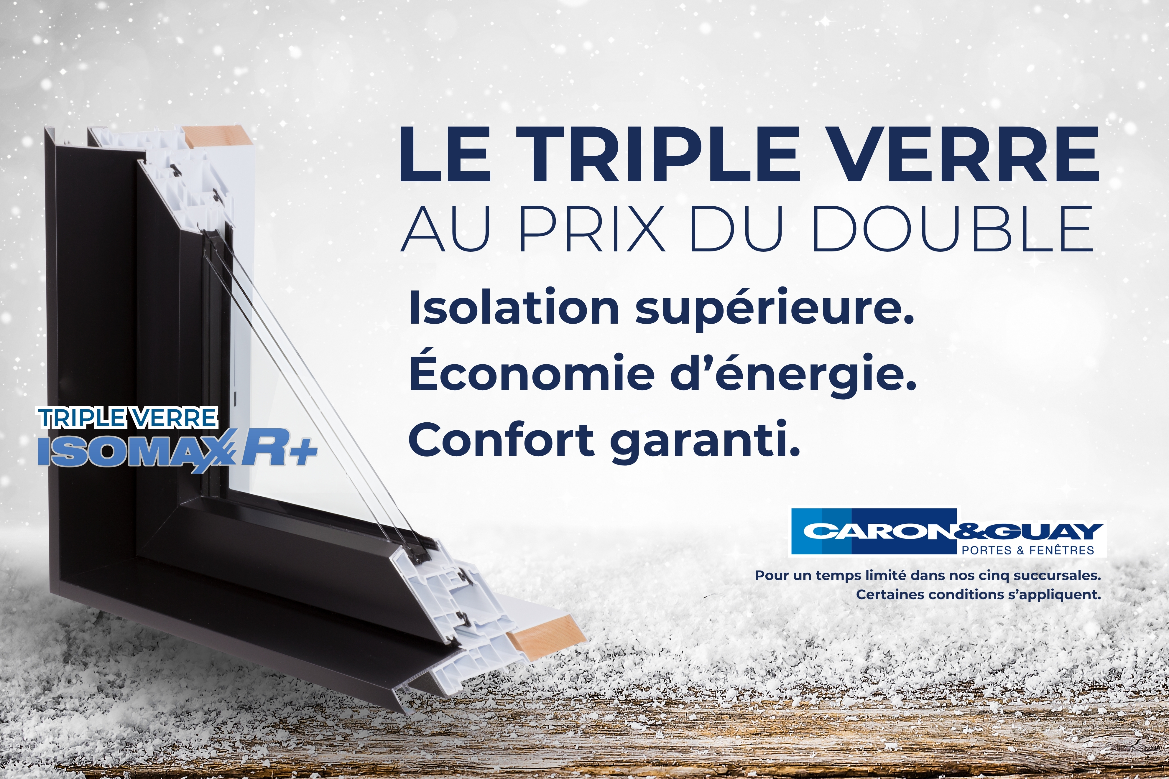Pub triple verre au prix du